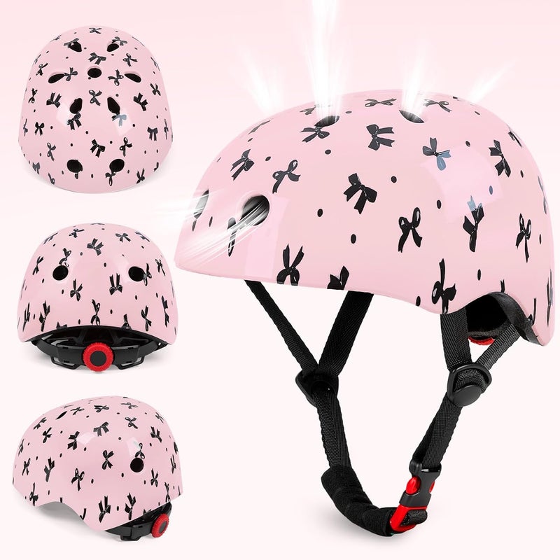 FIODAY Kids Helmet Knee Pads for Kids Unicorn Knee and Elbow Pads Wrist Guards Adjustable Protective Gear Set for Girls Boys Sports Skateboard Inline Skating Scooter - Image 3